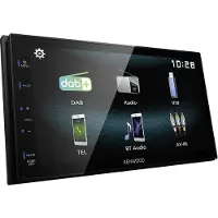 Kenwood DMX125DAB, Schwarz, 2 DIN, 84 W, 50 W, NTSC, PAL, Android