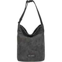 Fritzi aus Preußen Schultertasche Sumo01 Rub Mix Hobo Bag Black Idol anthrazit