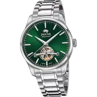 Jaguar Herren Uhr Analog Elegant Edelstahl Armbanduhr Balancier silber D2UJ965/4