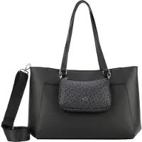 Gerry weber Schultertasche Umhängetasche Double Take Shopper Black schwarz