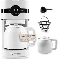 Barista Filterkaffeemaschine Touch Iso inkl. Isolierkanne, LED-Touchdisplay, Timer Kaffeemaschine Filtermaschine Filter Kaffee Maschine - Thermoskanne