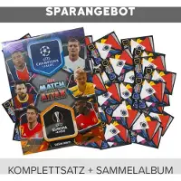 Topps Champions League 2020/21 - Trading Cards - Alle Karten komplett plus Sammelmappe (ohne limitierte oder andere Sonderkarten)