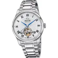 Jaguar Herren Uhr Analog Elegant Edelstahl Armbanduhr Balancier silber D2UJ965/2
