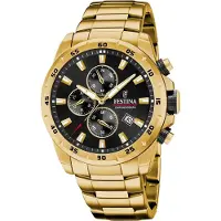 Festina Herren Uhr Sport Edelstahl Armbanduhr gold D2UF20541/4