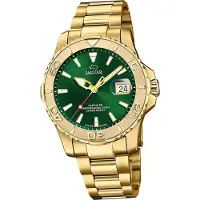 Jaguar Herren Uhr Analog Elegant Edelstahl Armbanduhr Pro Diver gold D2UJ971/1