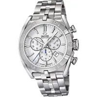 Jaguar Herren Uhr Chronograph Elegant Luxus Edelstahl Executive silber D2UJ852/A