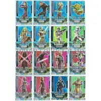 Topps FA4 - Spar 1B - ALLE 16 Force Meister - Star Wars Force Attax - SERIE 4