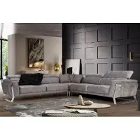 Xl Moebel Gmbh Graues Wohnzimmer Ecksofa L-Form Couch Großes Stoffsofa Luxus Möbel
