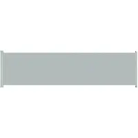Syfax Seitenmarkise Ausziehbar 614x160 cm Grau
