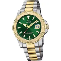 Jaguar Herren Uhr Analog Elegant Edelstahl Armbanduhr Pro Diver silber gold D2UJ970/1