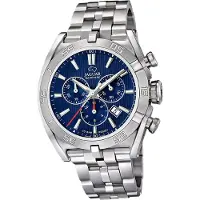 Jaguar Herren Uhr Chronograph Elegant Luxus Edelstahl Executive silber D2UJ852/B