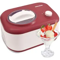Syntrox Germany 1,0 l Eismaschine mit Kompressor Polari Eiscreme Maschine Eisbereiter