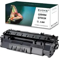 Evoke Toner für HP Q5949A / Q7553A Schwarz ️️ LaserJet 1160 1320 1320 3390 3392 ️