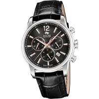 Jaguar Herren Uhr Chronograph Elegant Luxus Leder Armbanduhr Acamar schwarz D2UJ968/6