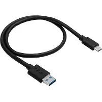 Akyga AK-USB-24, 0,5 m, USB A, USB C, USB 3.2 Gen 1 (3.1 Gen 1), Schwarz