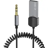 Tech-Protect Ultraboost Bluetooth Aux Audio-Adapterkabel Grau