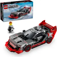 LEGO Speed Champions Audi S1 e-tron quattro Rennwagen Set mit Auto-Spielzeug zum Bauen, Spielen und Ausstellen, Modellauto für Kinder, Geschenk für 9-jährige Jungs und Mädchen 76921