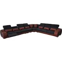 AEA Design Eck Couch mit USB Polster Sofa Leder Sitz Garnitur Moderne Sofas Sitz