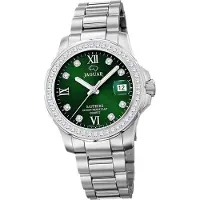 Jaguar Damen Uhr Analog Luxus Edelstahl Armbanduhr Cosmopolitan silber D2UJ892/5