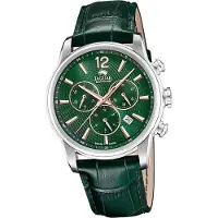 Jaguar Herren Uhr Chronograph Elegant Luxus Leder Armbanduhr Acamar grün D2UJ968/3