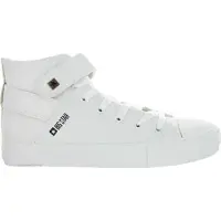 Big star Damen Leder Hohe Turnschuhe V274541 Weiß 37