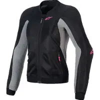 Alpinestars Stella Troop-Air Pro Damen Protektorenjacke, schwarz/grau/pink, XS