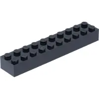 LEGO 2x10 Stein 3006 Schwarz 10 Stück