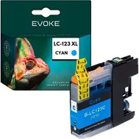 Evoke Patrone für Brother 123XC LC123C ️️ DCP J132W J152W J552DW J752DW ️