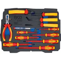 Bgs Foam Tray for BOXSYS1 & 2: VDE Pliers / Screwdriver Set, 1780 mm, 1,78 kg