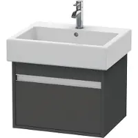 Duravit Waschtischunterschrank Ketho 55x44cm, graph ma, 1 Auszug, wandhängend