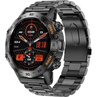 Gravity Smartwatch GT9-2 mit 1,96 Zoll IPS-Display, Bluetooth-Anruf, Herzfrequenz, SpO2, Blutdruck für Männer