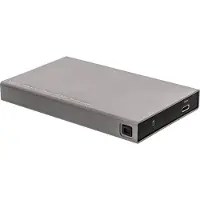 InLine USB 3.1 Gehäuse für 6,35cm (2,5") 6G SATA-Festplatte / SSD, USB-C Buchse, HDD / SSD-Gehäuse, 2.5", Serial ATA III, Hot-Swap, USB Anschluss, Schwarz