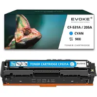 Evoke Toner für HP CF531A-CF531A CF531A Blau (cyan) | Ersatz für Color LaserJet M180n M181fw M154a M154nw