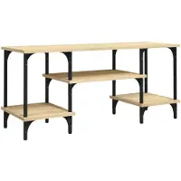 Syfax TV-Schrank Sonoma-Eiche 102x35x45,5 cm Holzwerkstoff