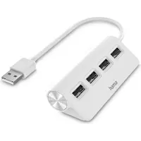 Hama 00200120, USB 2.0, 480 Mbit/s, Weiß, 0,15 m, USB, Windows 10, Windows 7, Windows 8