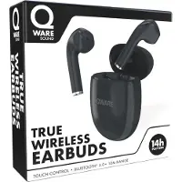 Pirox Kabellose Bluetooth 5.0 Ohrstöpsel für Sport, ergonomisch, Touch-Bedienung, 3,5h Akku, 40,6x16,6x18,6mm