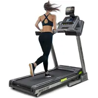 Capital Sports Infinity Pro 4.0 Laufband - 7 PS Treadmill, Laufbahn mit 50 x 140 cm Lauffläche, bis 21 km/h, 15% Steigung, Ventilator, Federungssystem, Faltbar, bis 100 kg, grau