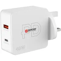 Skross USB Netzteil Multipower 2 Pro+ UK 48 W 5 V 9 (SKCH000248WPDUKCN)