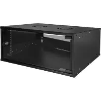 Logilink W12C55B, Wandmontiertes Regal, 12U, 40 kg, 14 kg, Schwarz