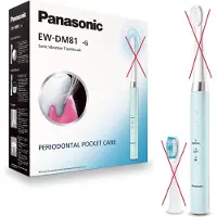 Panasonic Elektrische Zahnbürste EW-DM81-G503 Wiederaufladbar, Für Erwachsene, Anzahl der enthaltenen Bürstenköpfe 2, Anzahl der Zähneputzmodi 2, Sonic-Technologie, Weiß/Mint