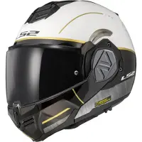 LS2 Helmets LS2 FF906 Advant Iron Helm, weiß matt/schwarz, M (57/58)