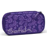 Satch Schlampermäppchen Schlamperbox Bright Faces violett
