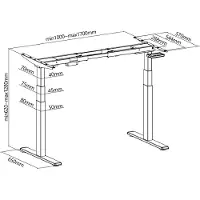 Logilink Schreibtischgestell elektrisch höhenverstellbar 11117835