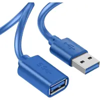Akyga AK-USB-10, 1,8 m, USB A, USB A, USB 3.2 Gen 1 (3.1 Gen 1), Blau