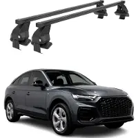 Menabo Dachträger Grundtäger für Audi Q5 FYT Sportback 2021-25 Schwarz Stahl 2x