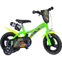 Dino Bikes Ninja Turtles 12-Zoll-23 cm Jungen Bunt-Billiggrün