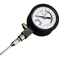 Derbystar Sport Deutschland Luftdruckprüfer Analog schwarz schwarz -