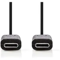 Nedis Ccgb64700bk30 Usb 3.2 Gen 1 Kabel Usb-c M-usb-c M 4k@5 Gb/s Vernickelt 3 M 60w 60hz