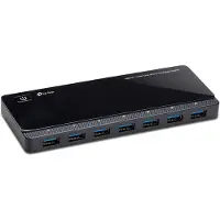 TP-LINK UH720, USB 3.2 Gen 1 (3.1 Gen 1) Micro-B, USB 3.2 Gen 1 (3.1 Gen 1) Type-A, 5000 Mbit/s, Schwarz, 1 m, USB