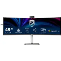 Philips 49B2U6900CH/00, 124 cm (48.8"), 5120 x 1440 Pixel, Dual QHD, LCD, 4 ms, Schwarz